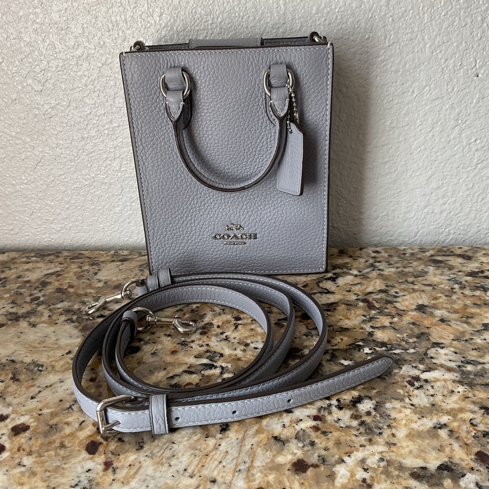 Coach North South Mini Tote EUC - Picture 2 of 7